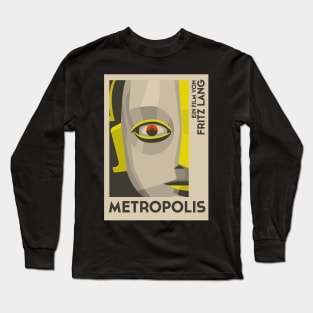 Metropolis Poster by Fritz Lang Long Sleeve T-Shirt